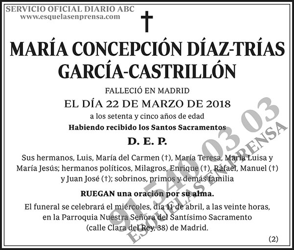 María Concepción Díaz-Trías García-Castrillón